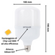 Lampadina LED Bulbo E27 25 Watt Equivalente 167 Watt Risparmio Energetico