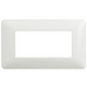 Bticino Matix Placca 4 Posti Tecnopolimero Bianco AM4804BBN