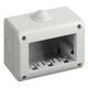 Bticino Matix Magic Scatola Parete Grigia IP40 3 Posti 25403