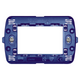 Bticino LivingLight Supporto Plastica Blu Scatola 3 Moduli LN4703