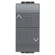 Bticino LivingLight Pulsante Doppio Interbloccato Salita Discesa Antracite L4037