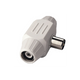 Adattatore Triplo per Cavi TV Presa/Presa/Spina 9,5mm