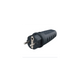 Spina Elettrica Schuko Gomma Nera 16 Ampere Ecova
