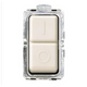 Interruttore Bipolare Bianco 16 Ampere Serie Bticino Magic 5011