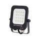 Proiettore LED 10 Watt Slim Metallo Nero IP65 Equivalente 66 Watt