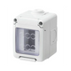 Gewiss Scatola Parete Grigia IP55 Stagna 1 Posto GW27041