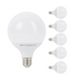 Lampadina LED Globo E27 12Watt Resa 70Watt Risparmio Energetico 2700K Pezzi 6