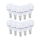 Lampadina LED Goccia E14 8,5Watt Resa 60Watt Risparmio Energetico 6000K Pezzi 10