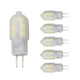 Lampadina LED Spillo G4 2Watt Resa 18Watt Risparmio Energetico 6000K Pezzi 6