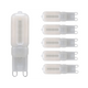 Lampadina LED Bispina G9 5Watt Resa 35Watt Risparmio Energetico 2700K Pezzi 6