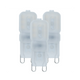Lampadina LED Bispina G9 3Watt Resa 25Watt Risparmio Energetico 2700K Pezzi 3
