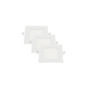Pannello LED Incasso 11Cm 6W Slim Quadro Alimentatore Incluso 6000K Pezzi 3