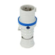 Spina Mobile Diritta Industriale Blu 2P+T 16A Monofase 220V IP44 GW60004H