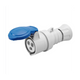 Presa Mobile Diritta Industriale Blu 2P+T 16A Monofase 220V IP44 GW62004H