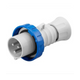 Spina Mobile Diritta Industriale Blu 2P+T 16A Monofase 230V IP67 GW60026H