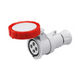 Presa Mobile Diritta Industriale Rossa 3P+T 16A Trifase 380V IP67 GW62030H