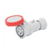 Presa Mobile Diritta Industriale Rossa 3P+N+T 16A Trifase 380V IP67 GW62031H