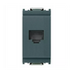 Vimar Idea Presa Telefonica Plug RJ11 6/4 Colore Grigio 16335