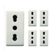 Presa Bivalente Bipasso 10/16A Serie Gewiss GW20203 Pezzi 5