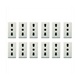 Presa Bivalente Bipasso 10/16A Serie Gewiss GW20203 Pezzi 12