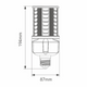 Lampadina LED OBO E27 27 Watt Luce Bianco Fredda 5000K IP64