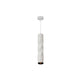 Lampada Sospensione LED Cilindrica Colore Bianco Cavo 1 Metro Attacco GU10/MR16