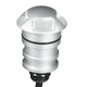 Segnapasso Grigio LED Incasso Tondo Pavimento 3W Luce Bianco Naturale 4000K 24 Volt