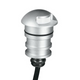 Segnapasso Grigio LED Incasso Tondo Pavimento 1W Luce Bianco Naturale 3000K 12 Volt