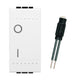 Living Light Interruttore Bipolare 16 A Bianco N4002N con Lampada Led Spia