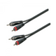 Soundsation RRRR-50BK Cavi Adattatori Sbilanciati Dual RCA / Dual RCA 5 metri