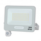 Proiettore LED SMD Corpo Bianco con Sensore di Movimento e Cavo da 15 cm IP65