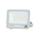 Optonica Proiettore Led Smd IP65 30W Corpo Bianco con Cavo 15 cm Incluso