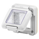 Gewiss 27401 Calotta Stagna Combi per 2 Moduli Sistema IP55 Grigia da Parete