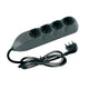 BTicino Multipresa Poker 3680G Antracite 4 Prese 2P+T 16A Cavo e spina 16A antracite