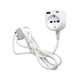 Ecova 30262 Prolunga 1 Presa P40 Schuko 16A con USB-A 18W e USB-C 20W PD