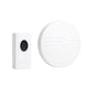Ecova 83336 Campanello Senza Fili Bianco a Batteria fino a 70mt con 32 Suoni Selezionabili