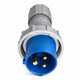 Ecova 30506 Spina Industriale Monofase Blu IP67 2P+T 16 A