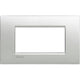 Placca Metallica Bticino Livinglight Air LNC4804TE 4 Moduli Ultrapiatta