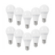 Lampadina LED Goccia E27 11Watt Resa 70Watt Risparmio Energetico 2700K Pezzi 10